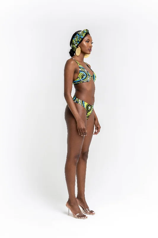 Floral - printed bikini for a feminine and colorful beach vibeSTORM swimsuit bottom