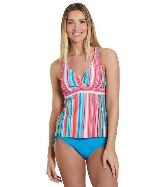 Tie - side bikini bottoms for an adjustable and stylish fitNEXT Sport Tavarua Stripe Tankini