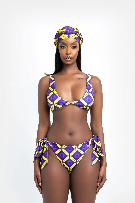 Neon - colored bikini to stand out on the beachTOFUNMI swimsuit bottom