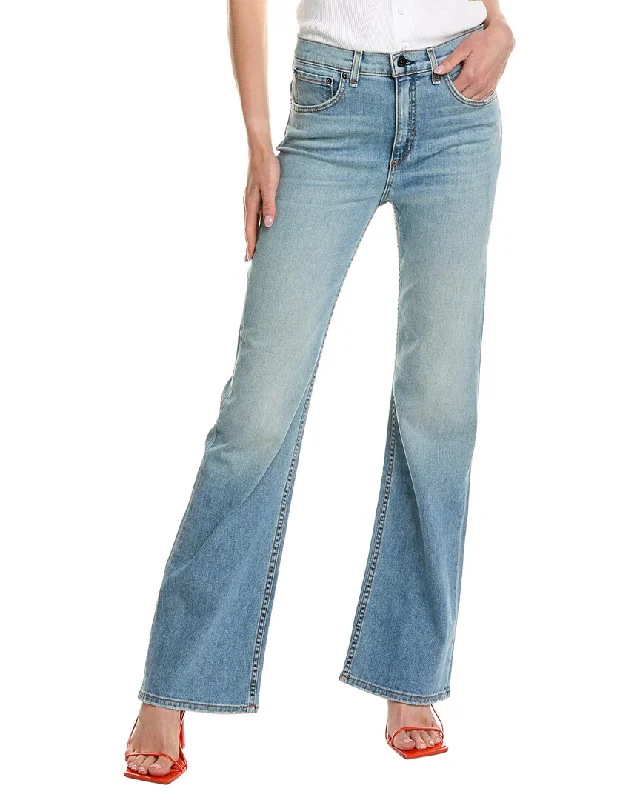 Bootcut women trousers to pair well with different shoesASKK NY High-Rise Water Street Kick Straight Jean