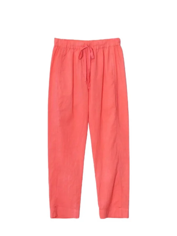 Corduroy women trousers for a warm and textured appearanceBrinkley Pant In Paprika