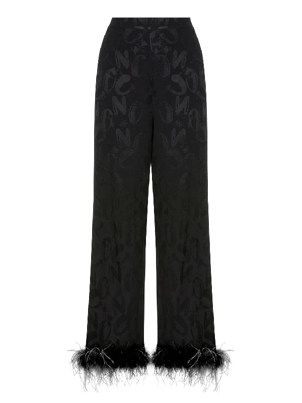 Tapered women trousers with a slimming effectFeathered Pants