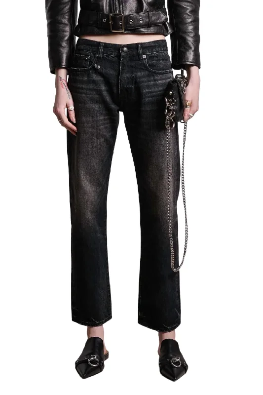 Denim women trousers for a durable and versatile optionRomeo Selvedge Jean In Eton Black