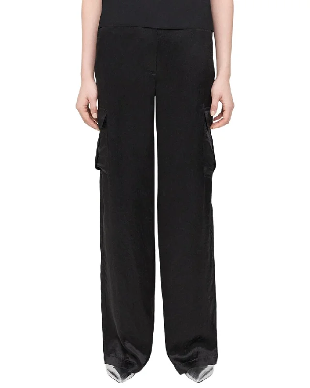 Denim women trousers for a durable and versatile optionTheory Cargo Pant