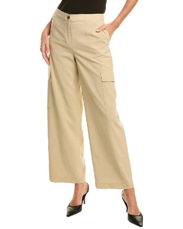 Pleated women trousers for a sophisticated and formal lookTheory Cargo Pant