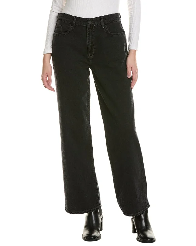 Culottes women trousers with a unique and trendy silhouetteTriarchy Ms. Miley Aurora Loved Black Baggy Jean