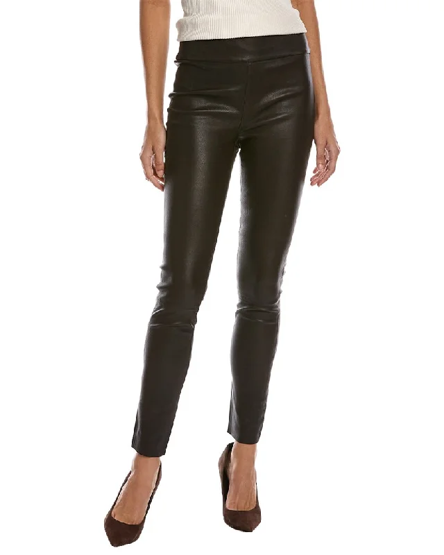 Pleated women trousers for a sophisticated and formal lookWalter Baker Raquelle Leather Pant