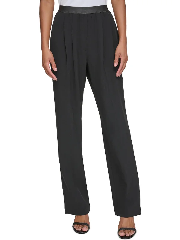 Bootcut women trousers to pair well with different shoesWomens Office Business Wide Leg Pants