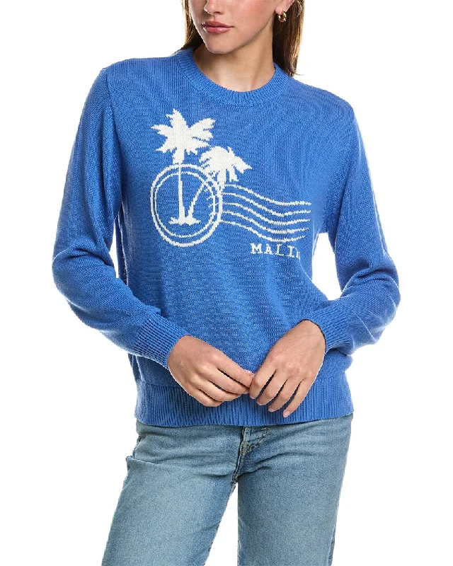 Button - Down Women Sweater for a Versatile Look27 Miles Malibu Postcard Graphic Pullover