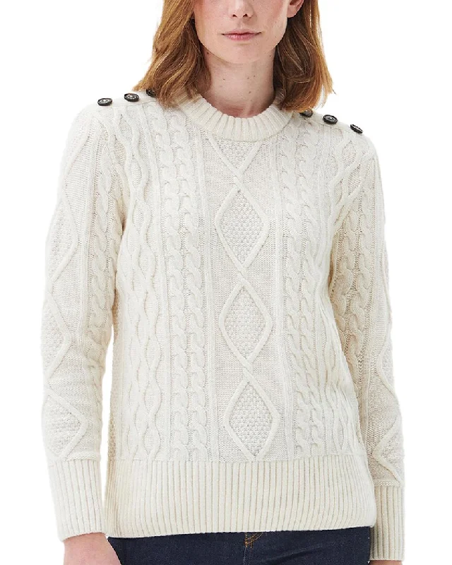 Oversized Women Sweater for a Cozy and Fashionable LookBarbour Wool-Blend Sweater