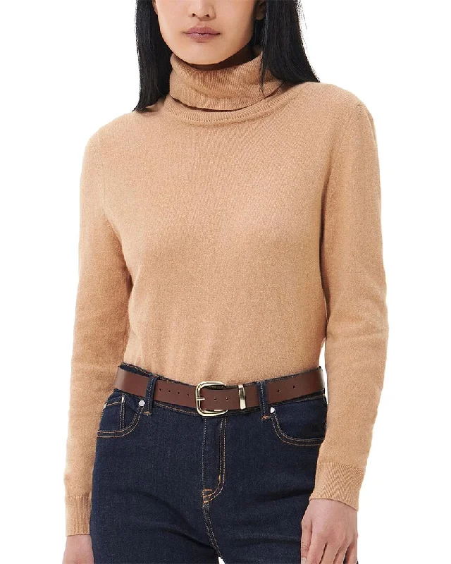 Color - Blocked Women Sweater for a Bold Fashion StatementBarbour Wool-Blend Sweater