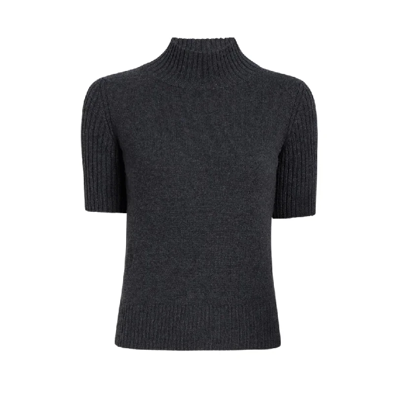 Cropped Women Sweater to Pair with High - Waisted BottomsCecil Sweater