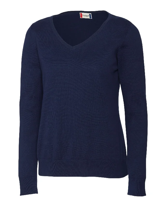 V - Neck Women Sweater to Elongate the NecklineClique Imatra V-neck Pullover