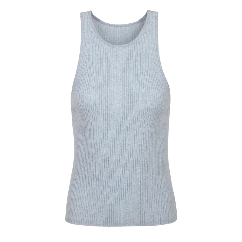 V - Neck Women Sweater to Elongate the NecklineHarbor Tank in Ancient Water