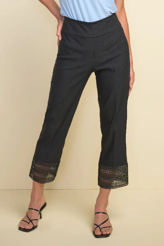 Hand - Knitted Women Sweater with Artisanal CharmJoseph Ribkoff Illusion Hem Trousers