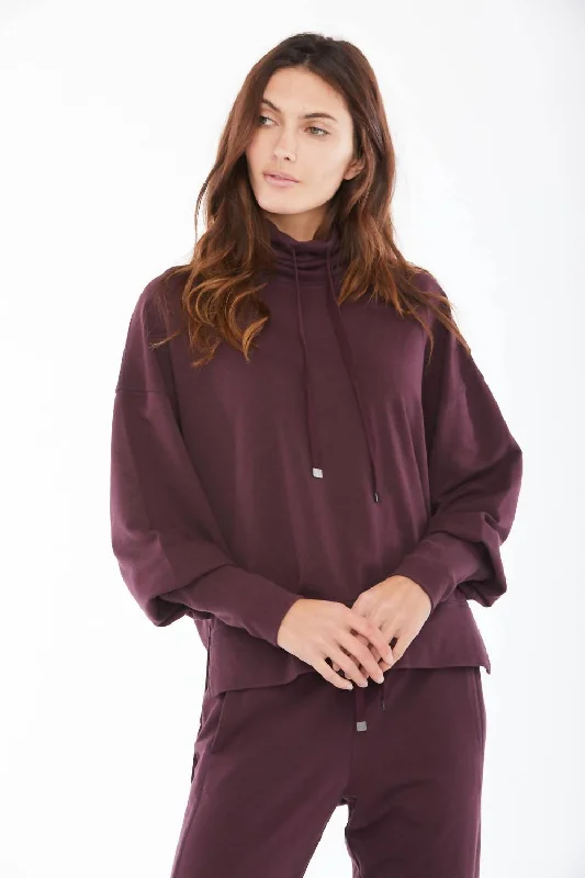 Striped Women Sweater with a Timeless PatternJuna Top In Berry