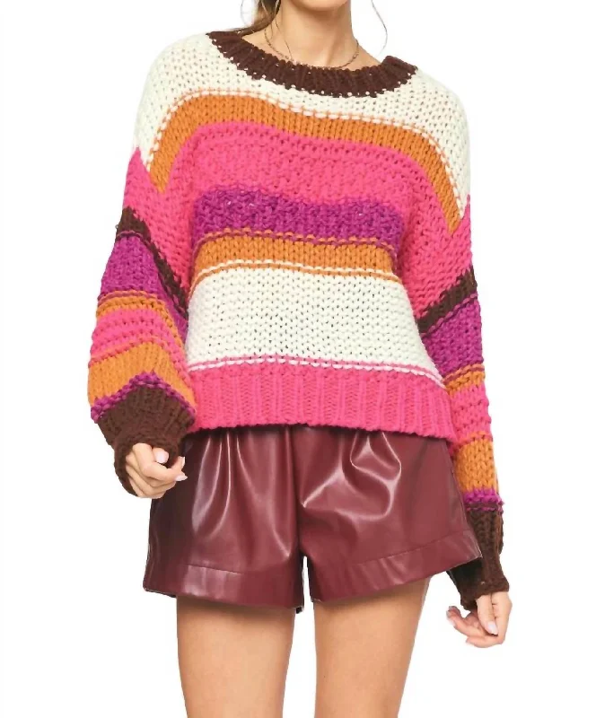 Oversized Women Sweater for a Cozy and Fashionable LookMountain Mornings Sweater In Multi