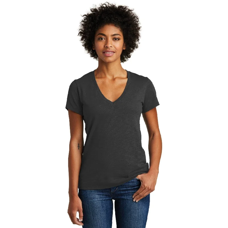 Sheer Women T Shirt for a Stylish and Alluring LookCLOSEOUT - Alternative Women's Weathered Slub So-Low V-Neck Tee