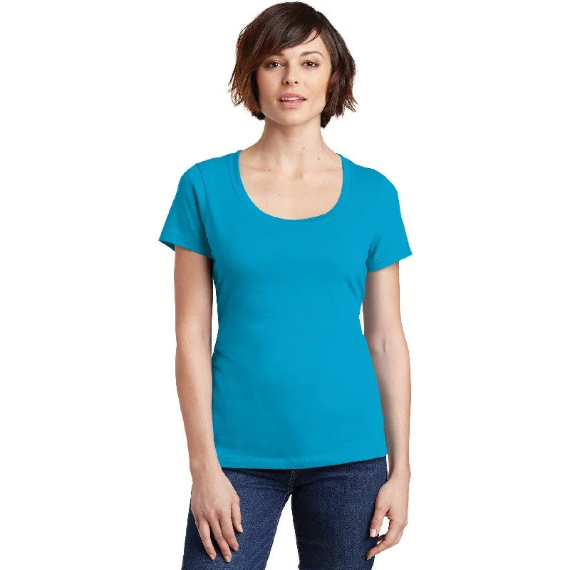 Sleeveless Women T Shirt for Summer ComfortCLOSEOUT - District Women's Perfect Weight Scoop Tee