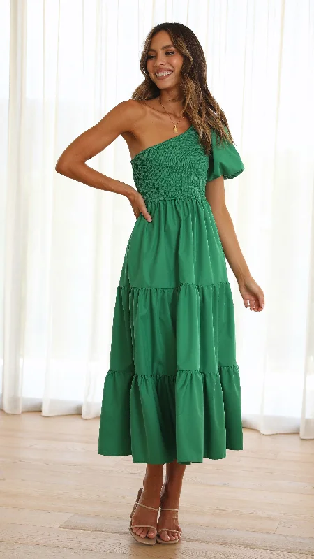 Mini Women Dress with a Short Hem for a Young and Trendy StyleFrankie Maxi Dress - Emerald