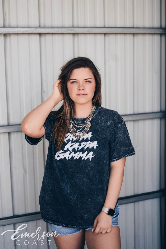 Striped Women T Shirt in a Classic PatternKappa Mineral Wash Tee