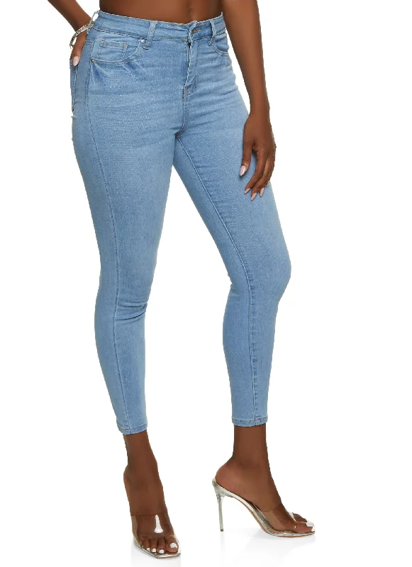 Stretch women jeans for enhanced mobility and comfortWAX Whiskered Skinny Ankle Jeans