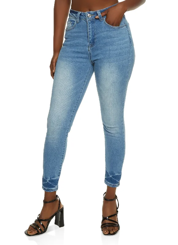 Jeggings women jeans combining the comfort of leggings and style of jeansWAX Whiskered Skinny Jeans