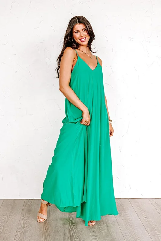 Wrap - Style Women Dress with Adjustable Fit for All Body TypesEasy On Me Maxi In Green