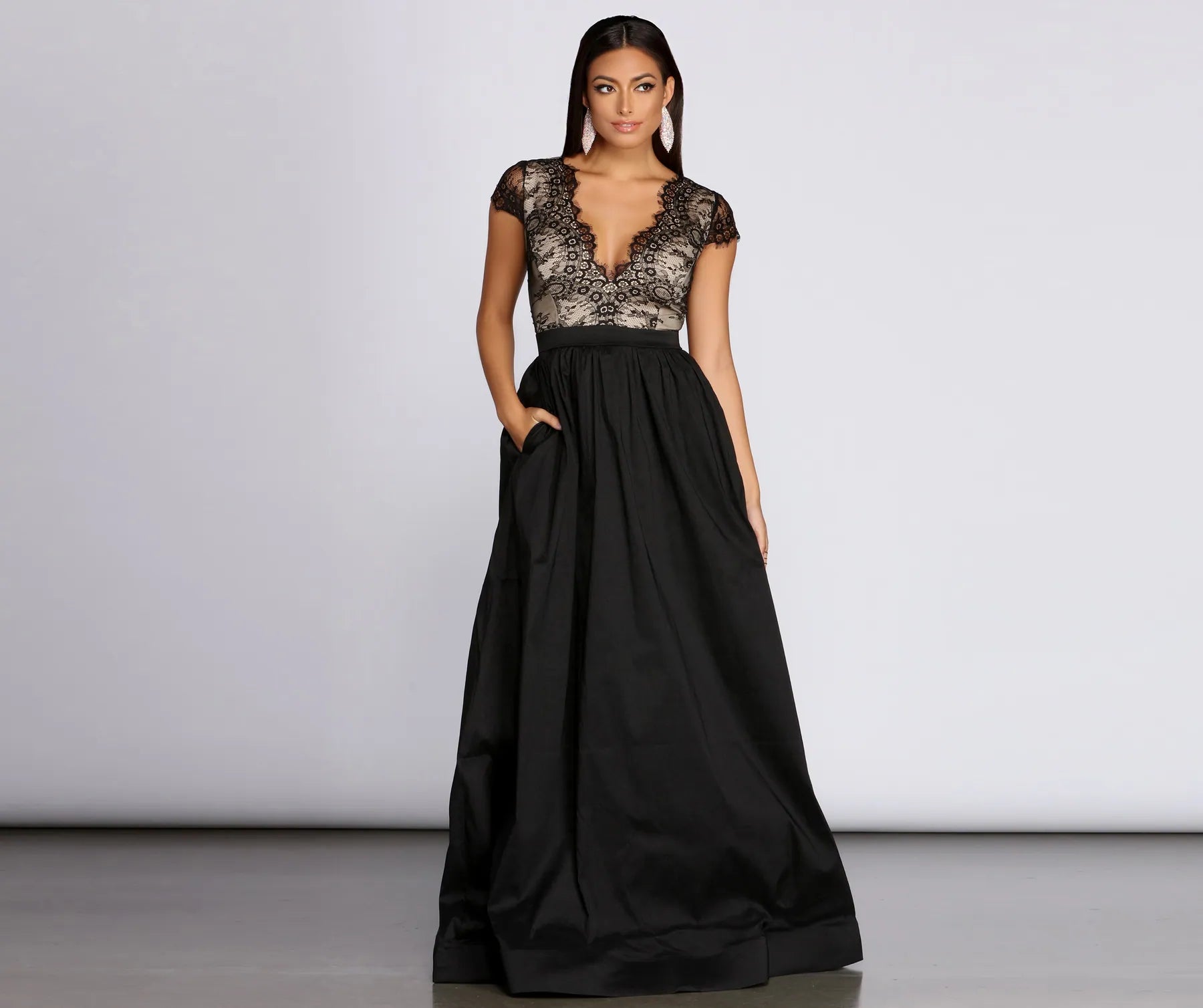 Backless Women Dress for a Sexy and Alluring Look at Evening EventsKehlani Taffeta A-Line Dress