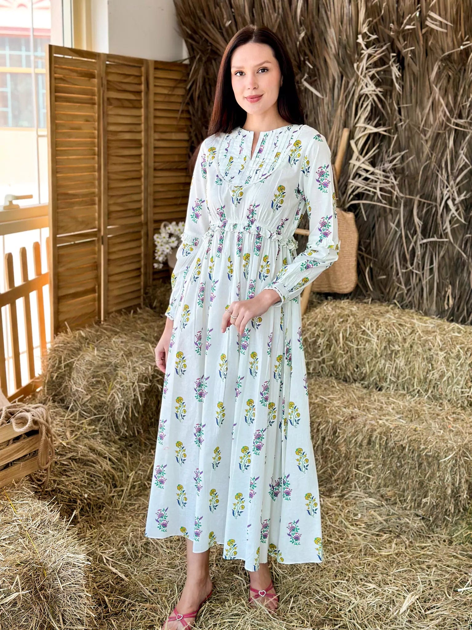 Halter Neck Women Dress to Show Off the Shoulders and NecklineMarigold Cotton Summer Dress