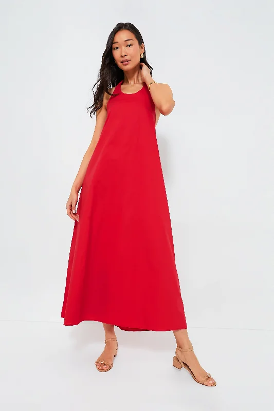 Wrap - Style Women Dress with Adjustable Fit for All Body TypesRojo Paloma Dress