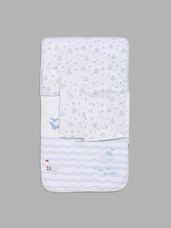 HOP Baby Blue Printed Sleeping Bag