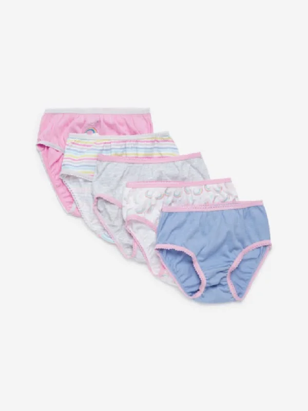 HOP Kids Multicolour Printed Briefs Pack of Five