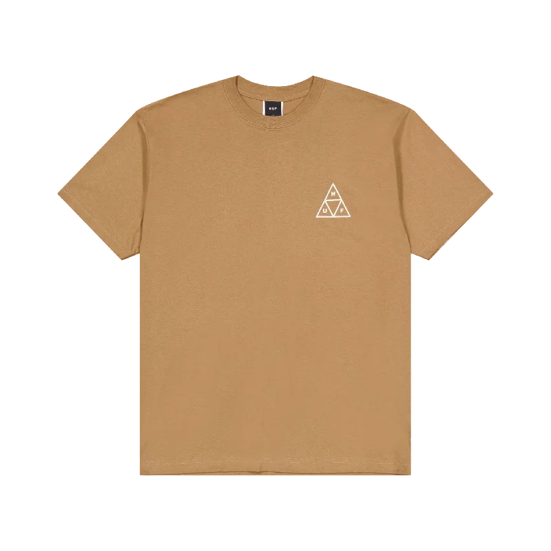 Ringer T Shirt Women with Retro - Inspired StripesHuf Set Tt S/s Tee Camel