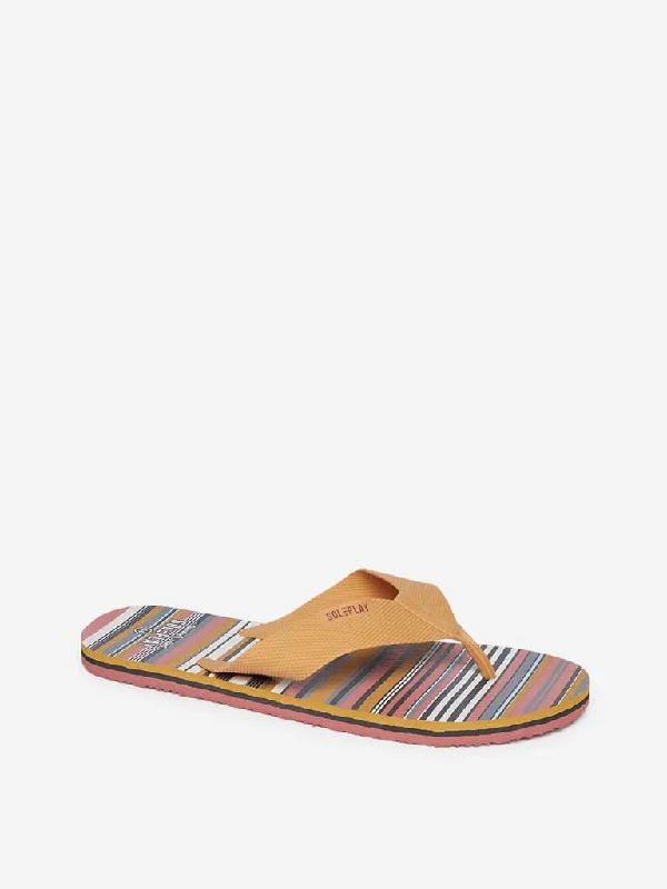 SOLEPLAY Multicoloured Striped Flip-Flops