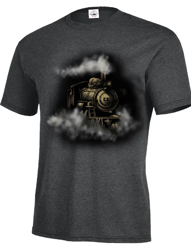 Graphic Print Women T Shirt for a Trendy StatementAdult Steam Engine T-Shirt