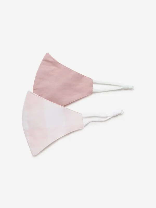 Studiowest Pink Round Outdoor Masks Pack of Two