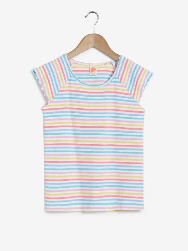 Y&F Kids Multicolour Striped Bella Top