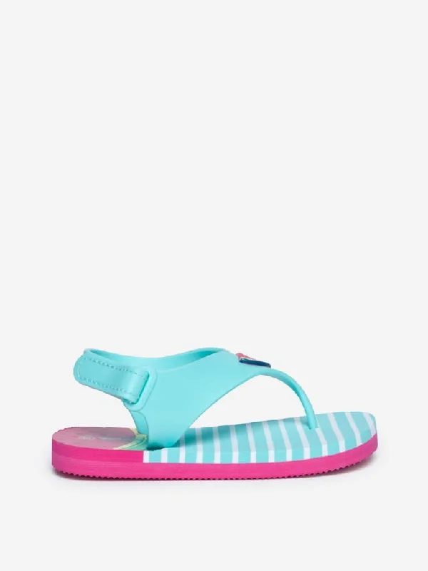 Yellow Kids Mint Watermelon Design Sandals