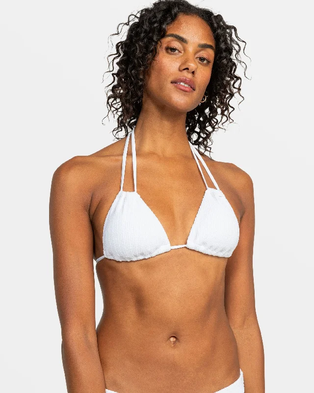 Push - up bikini top to enhance the bust for a confident beach appearanceAruba Tiki Triangle Top