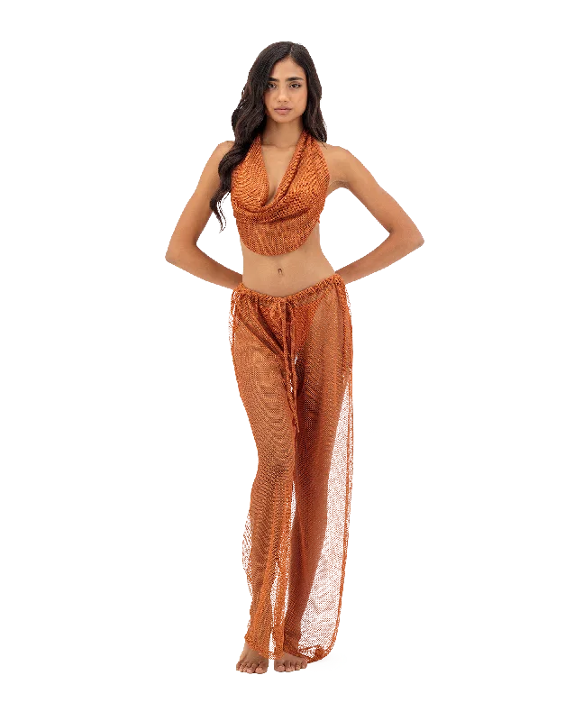 Push - up bikini top to enhance the bust for a confident beach appearanceLola Top | Orange