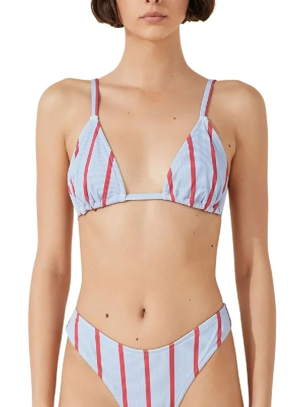 Monokini - style bikini with a unique one - piece - meets - bikini designStripe Triangle